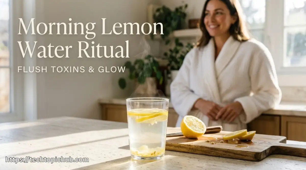 Proven morning lemon water trick for flawless skin care and naturally smooth skin.